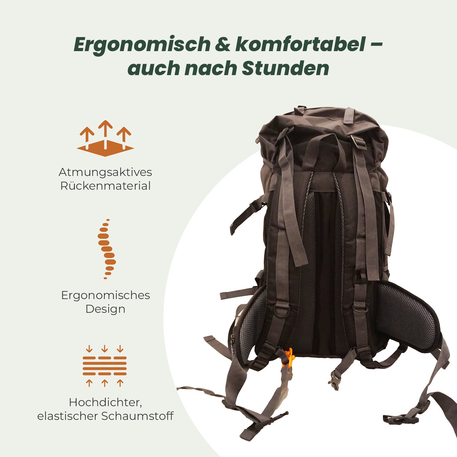 Trek 60 Wanderrucksack Produktbild - Ergonomisch und komfortabel